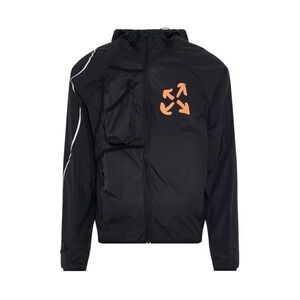 [Off-White] Classic Black Active Windbreaker